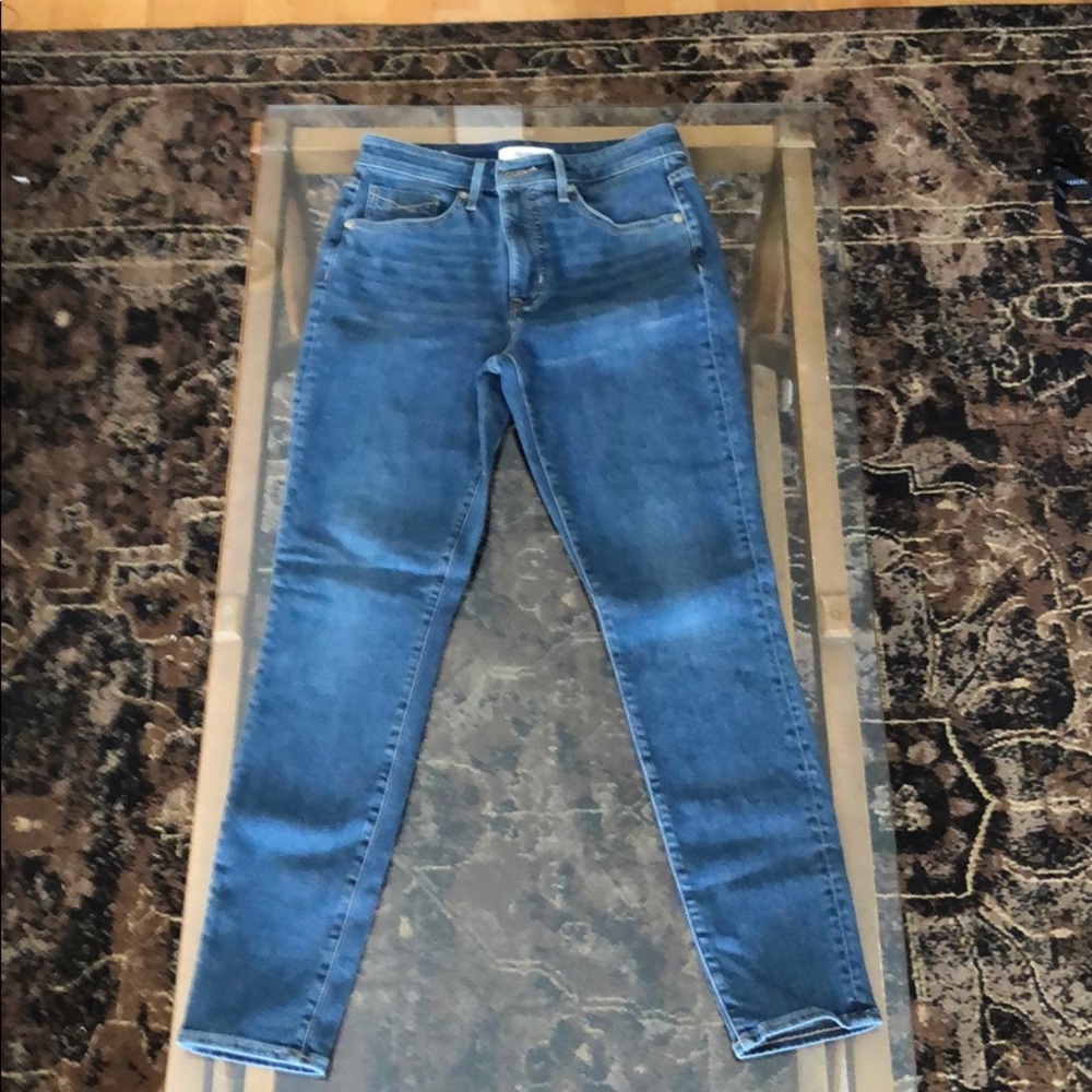 Revtown High-Rise Skinny classic blue jeans